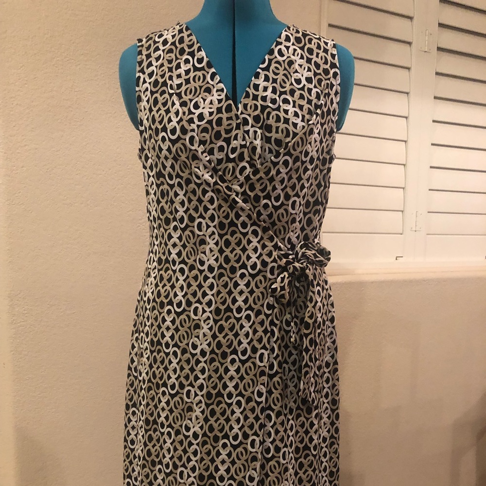 Dana buchman womens wrap dress